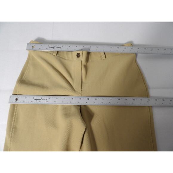 Tuffrider Breeches Ladies Sz 32 Light Tan Equestrian Pull On Stretch Ribbed Ride - Picture 8 of 12